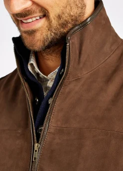 Dunhill Leather Gilet - Walnut