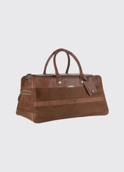 Durrow Leather Weekend Bag - Walnut