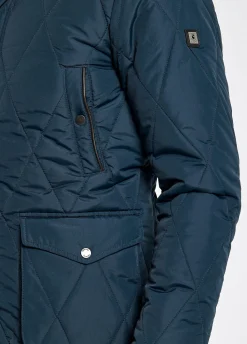 Farmley Men’s Quilted Jacket - Navy