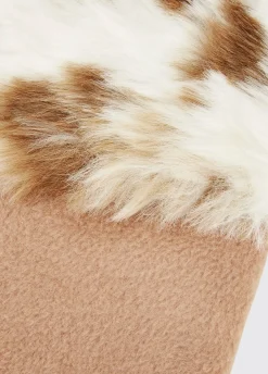 Faux Ladies Fur Boot Liners - Lynx