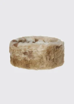 Faux Ladies Fur Headband - Chinchilla