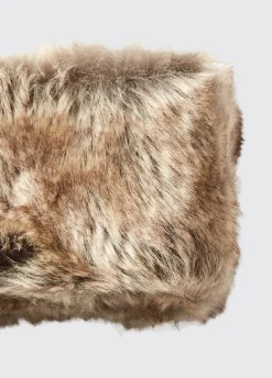 Faux Ladies Fur Headband - Chinchilla