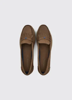 Florence Deck Shoe - Café