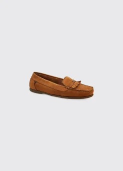 Florence Deck Shoe - Cognac