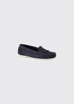 Florence Deck Shoe - Denim