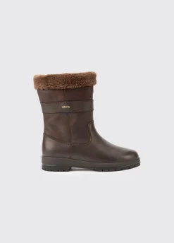 Foxrock Ladies Fur Lined County Boot - Mocha