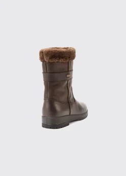 Foxrock Ladies Fur Lined County Boot - Mocha