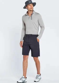 Freshford Mens Long-sleeved Polo - Platinum