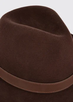 Gallagher Ladies Felt Hat - Bourbon