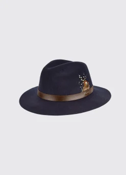 Gallagher Ladies Felt Hat - Navy