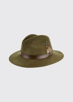 Gallagher Ladies Felt Hat - Olive