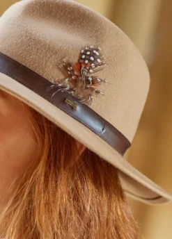 Gallagher Ladies Felt Hat - Sand