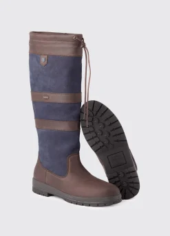 Galway Ladies ExtraFit™ Country Boot - Navy/Brown
