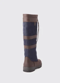Galway Ladies ExtraFit™ Country Boot - Navy/Brown