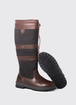 Galway Mens Country Boot - Black/Brown