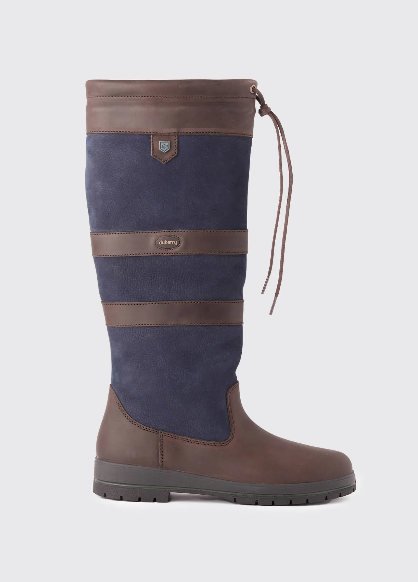 Galway Mens ExtraFit™ Country Boot - Navy/Brown