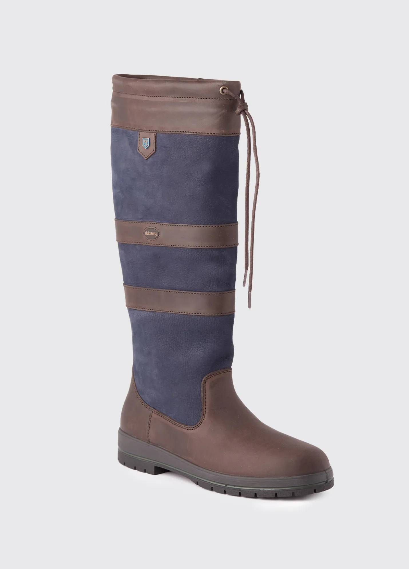 Galway Mens ExtraFit™ Country Boot - Navy/Brown