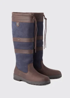 Galway Mens SlimFit™ Country Boot - Navy/Brown