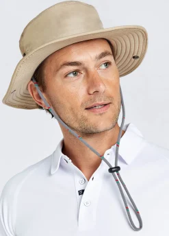 Genoa Brimmed Sun Hat - Stone