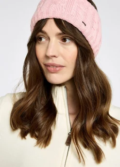 Gleeson Cable knit headband - Dusky Rose