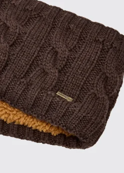 Gleeson Cable knit headband - Elk