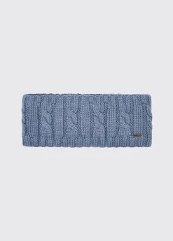 Gleeson Cable knit headband - Indigo