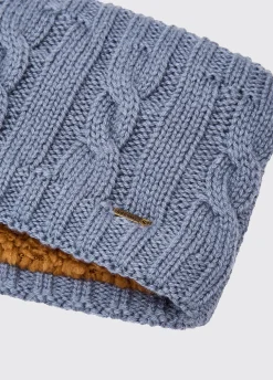 Gleeson Cable knit headband - Indigo