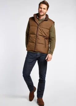 Graystown Mens Down-filled Gilet - Walnut