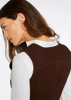 Greville Ladies Tailored Waistcoat - Walnut