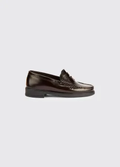 Harvard Ladies Casual Loafer- Mahogany