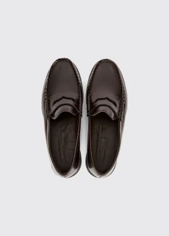 Harvard Ladies Casual Loafer- Mahogany