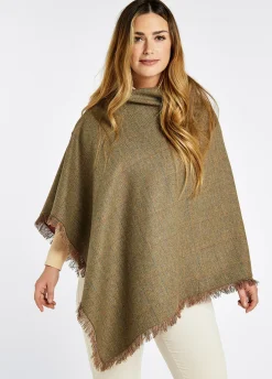 Hazelwood Tweed Poncho - Burren
