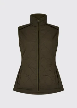 Heywood Women’s Quilted Gilet- Olive