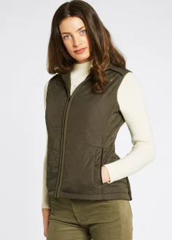 Heywood Women’s Quilted Gilet- Olive