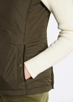 Heywood Women’s Quilted Gilet- Olive