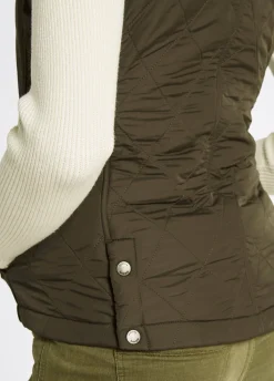 Heywood Women’s Quilted Gilet- Olive