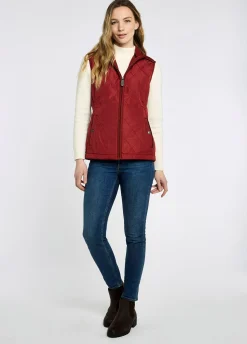 Heywood Women's Quilted Gilet - Red Pepper