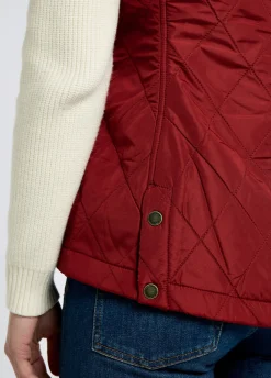 Heywood Women's Quilted Gilet - Red Pepper
