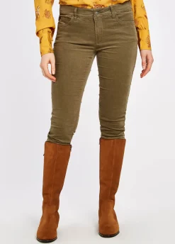 Honeysuckle Jeans - Dusky Green
