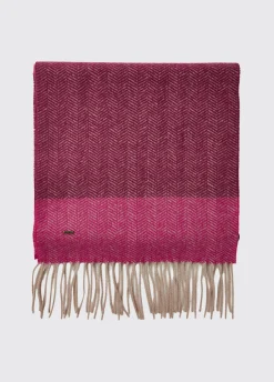 Keena Wool Scarf - Ox Blood