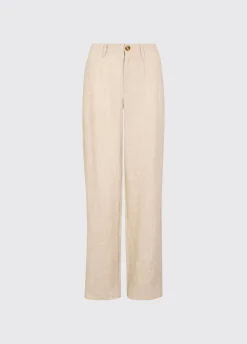 Kelby Women’s Linen Trousers - Oatmeal