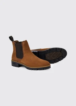 Kilcommon Faux Fur-lined Chelsea Boot - Walnut