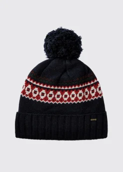 Kilcormac Ladies Knitted Hat - Navy