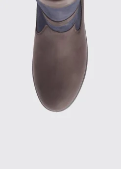 Kildare Ladies Country Boot - Navy/Brown