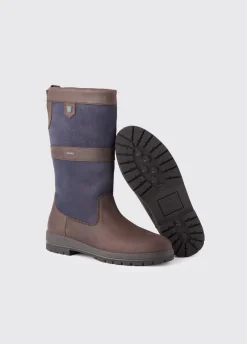 Kildare Mens Country Boot - Navy/Brown
