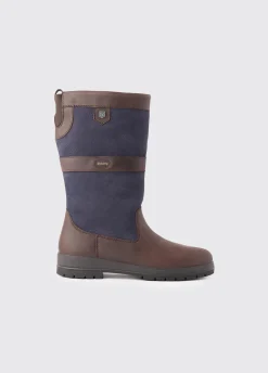 Kildare Mens ExtraFit™ Country Boot - Navy/Brown
