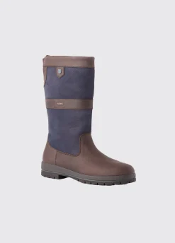 Kildare Mens ExtraFit™ Country Boot - Navy/Brown