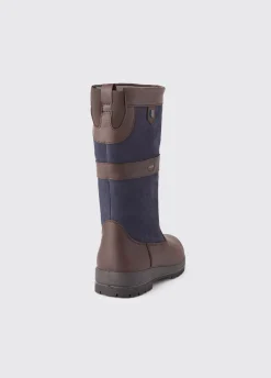 Kildare Mens ExtraFit™ Country Boot - Navy/Brown