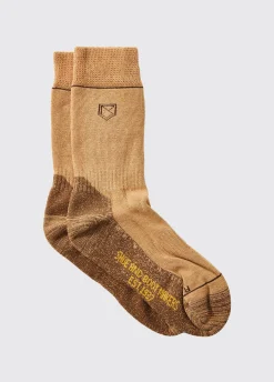 Kilkee Mens Socks - Sand