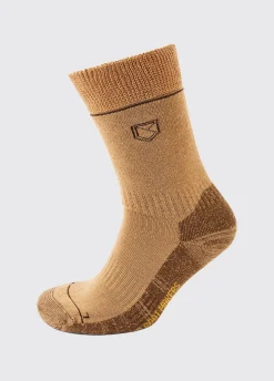 Kilkee Mens Socks - Sand